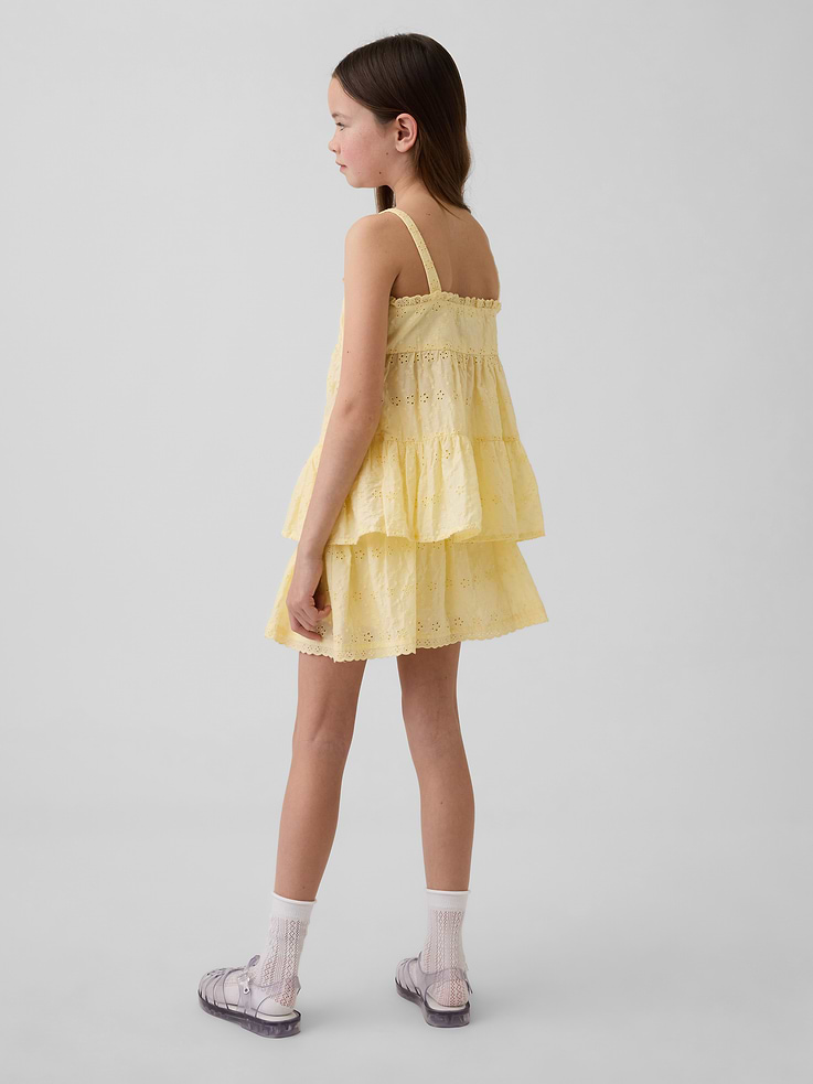 Image number 3 showing, Kids Eyelet Foldover Skort