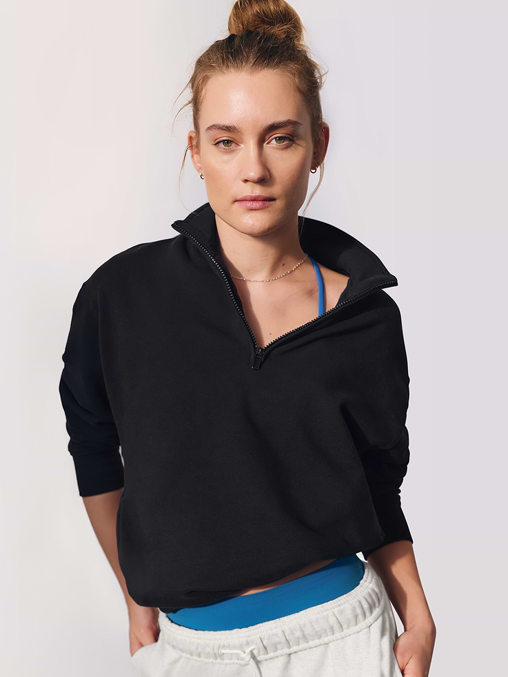Image number 6 showing, Forever Fleece 1/4 Zip Sweatshirt
