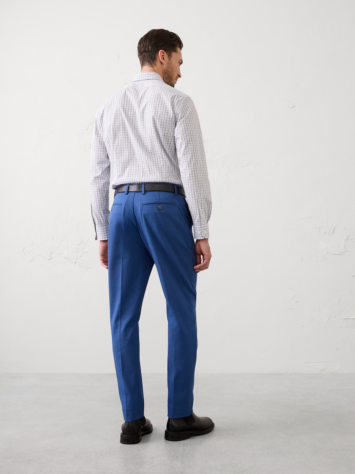 スラックス monkeytime  PE SHARK SKIN TROUSER Sharkskin Trouser | Banana Republic Factory