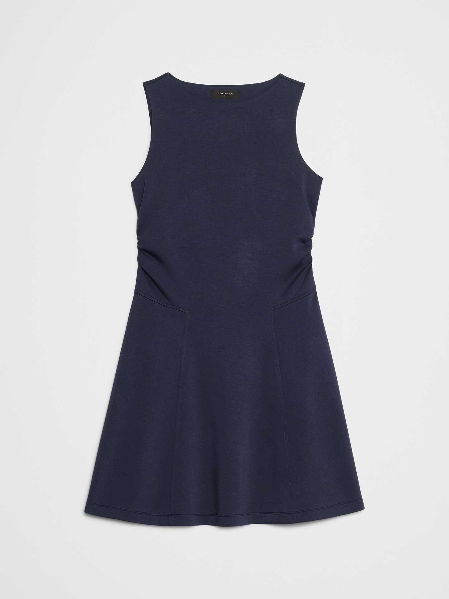 Image number 4 showing, Soft Touch Shirred-Waist Knee-Length Dress