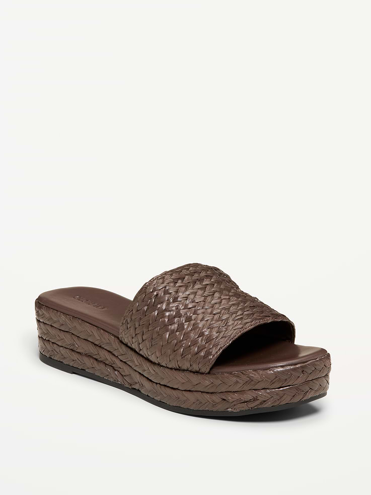 L'image numéro 1 présente Sandales-espadrilles à plateforme