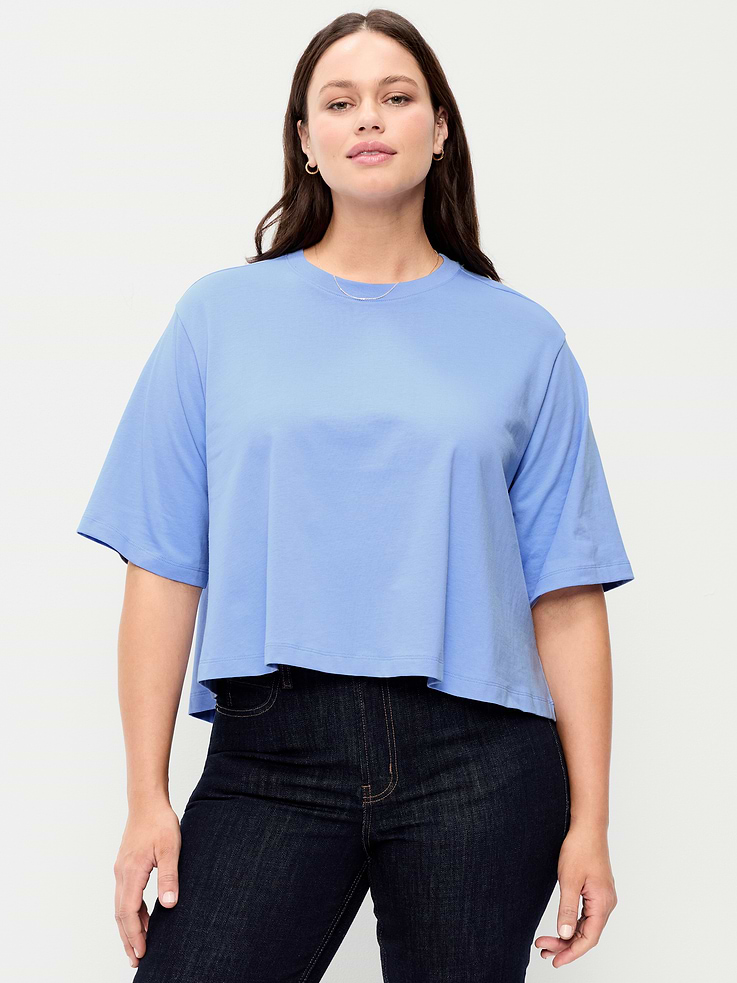 Image number 5 showing, Short-Sleeve Trapeze T-Shirt