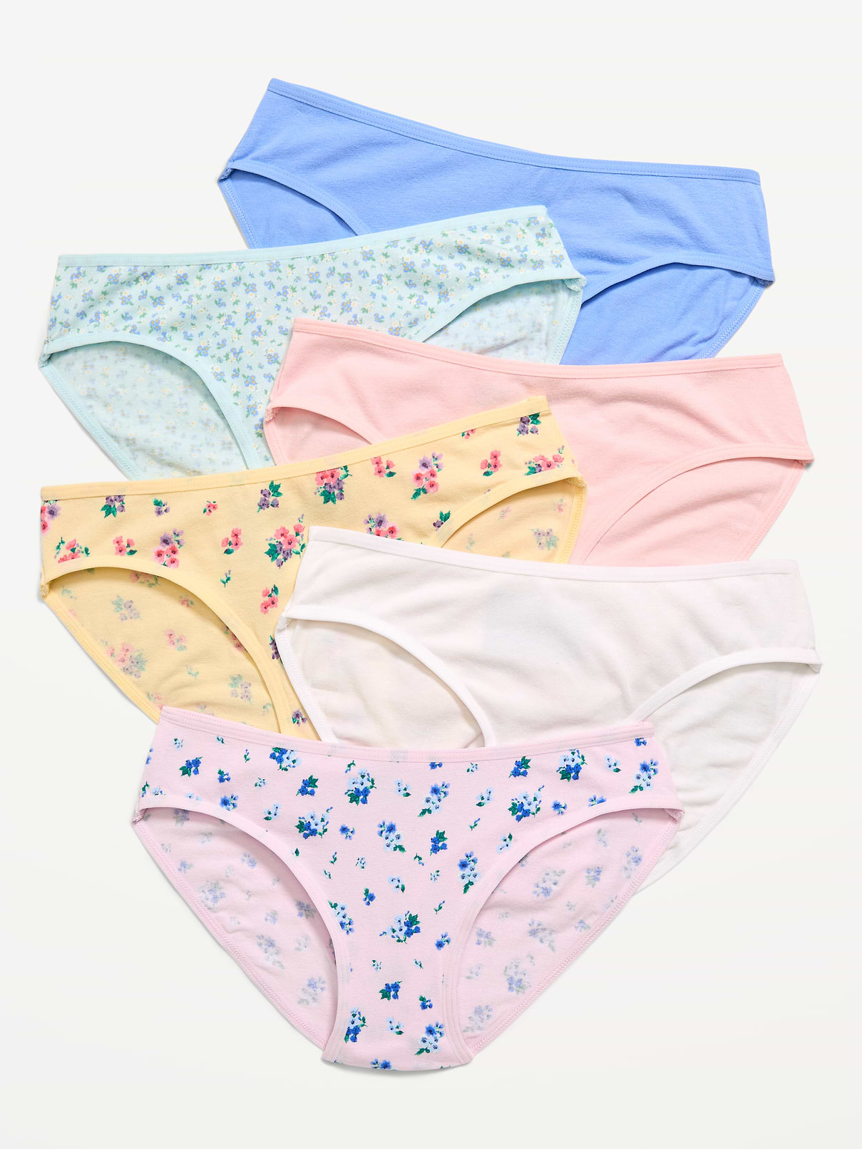 Image number 1 showing, Bikini Underwear 6-Pack for Girls