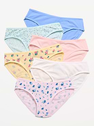 Image number 1 showing, Bikini Underwear 6-Pack for Girls