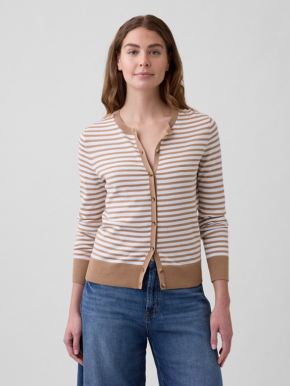 Crewneck Cardigan