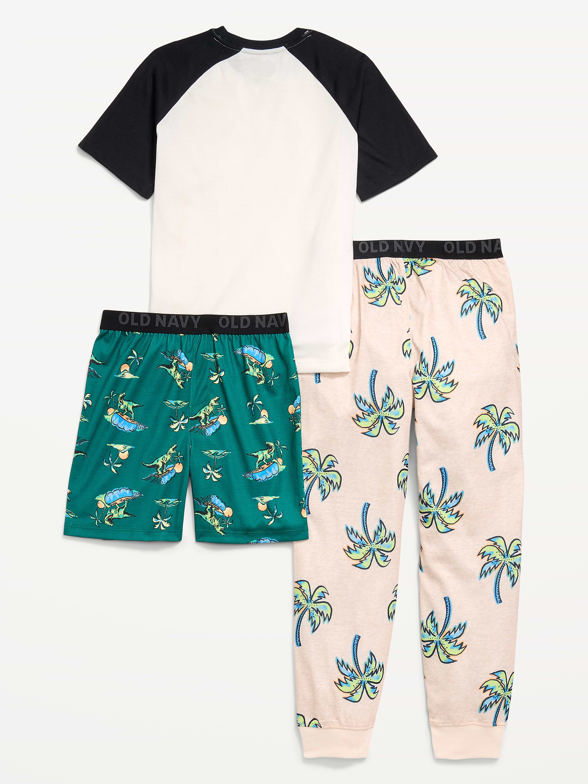 Image number 2 showing, 3-Piece Jersey-Knit Pajama Set for Boys