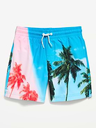 Image number 1 showing, Printed Swim Trunks for Boys