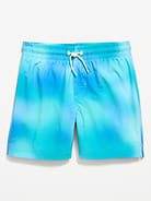 Image number 1 showing, Printed Swim Trunks for Boys