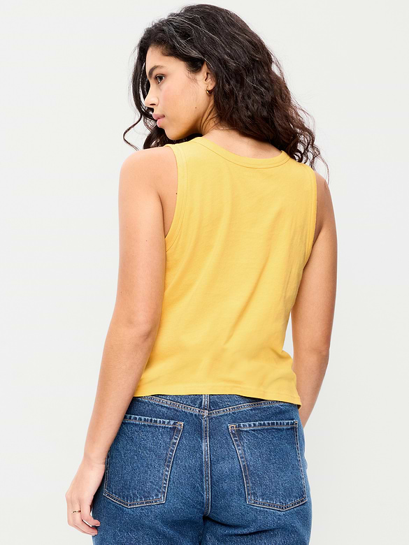 Camisole décontractée à encolure dégagée