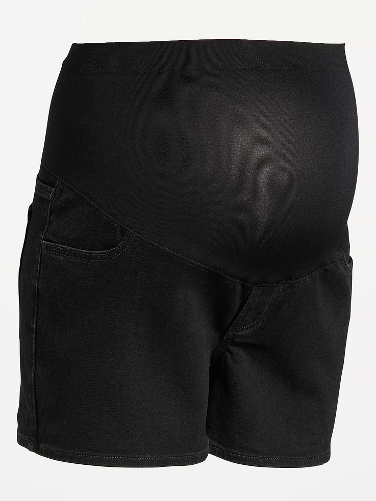 Image number 4 showing, Maternity Full-Panel Wow Short -- 4-inch inseam