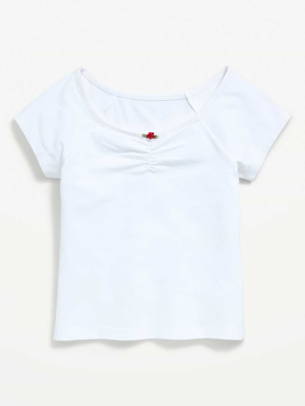 Image number 2 showing, Fitted Off-Shoulder Top for Girls