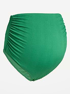 Image number 2 showing, Maternity High-Waisted Swim Bottoms