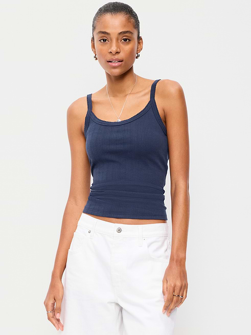 Pointelle Pointelle Cami Tank Top on clearance at Old Navy — 65% off
