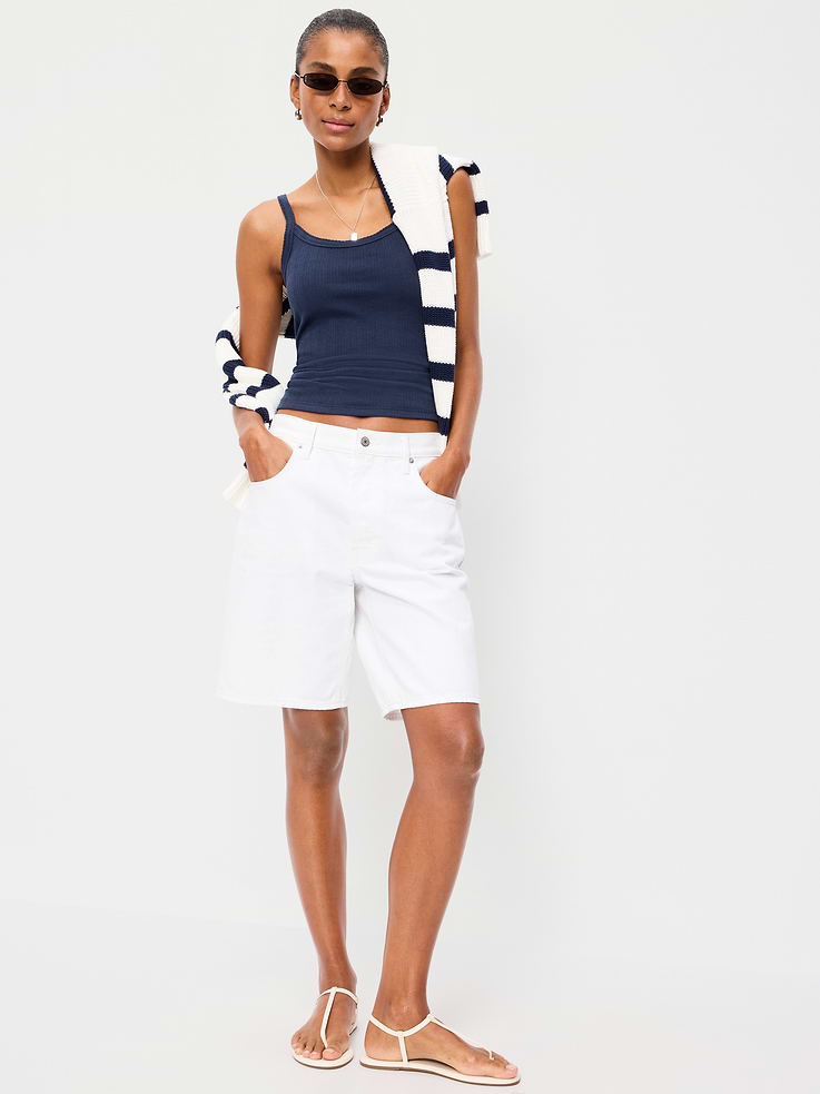 Image number 3 showing, Pointelle Cami Tank Top