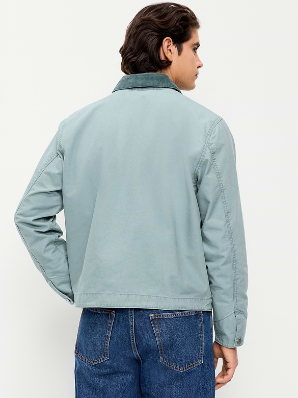 Cropped Canvas Barn Jacket