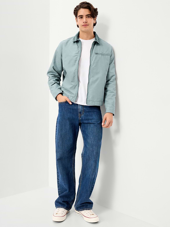 Cropped Canvas Barn Jacket