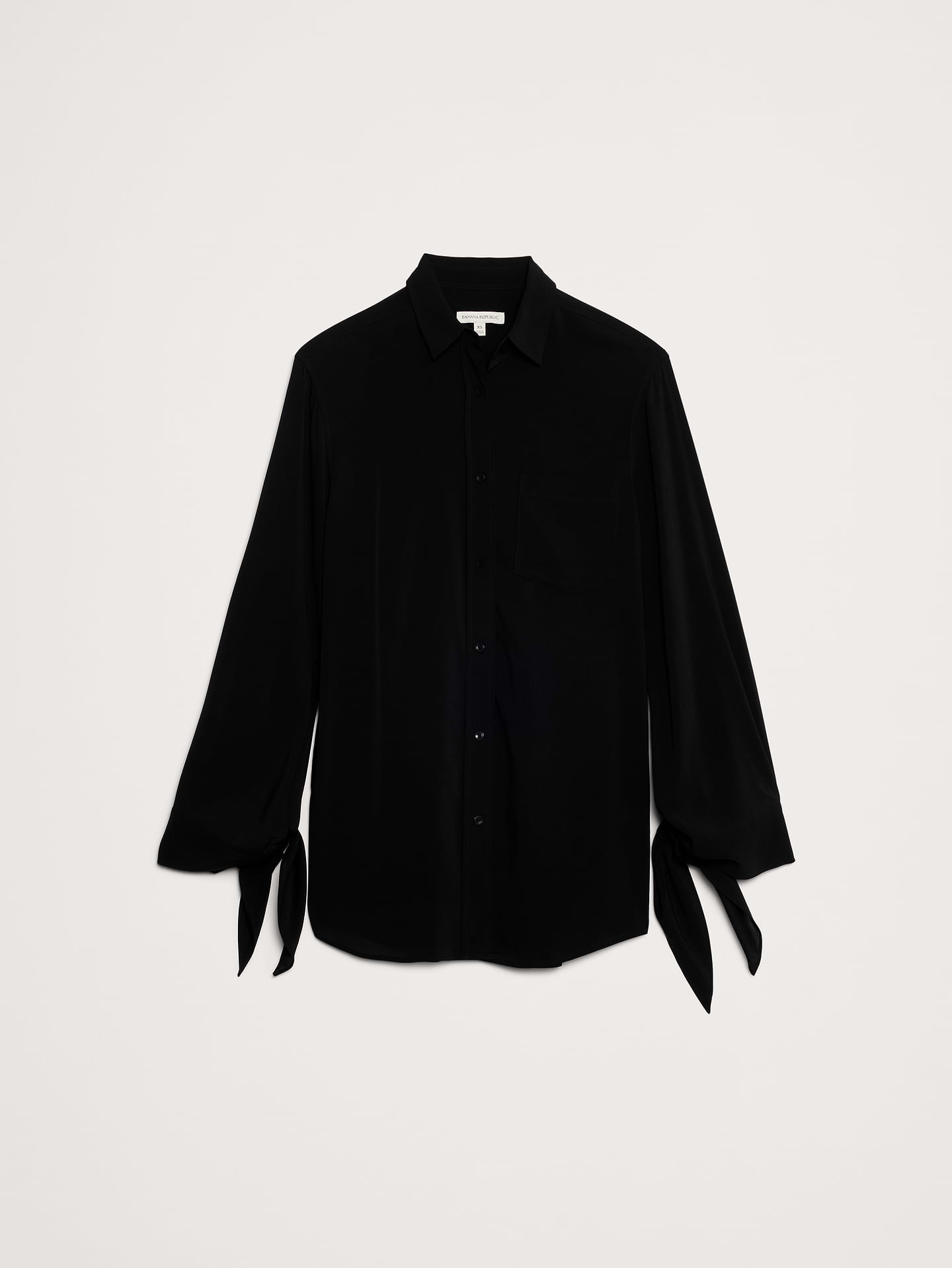 Image number 7 showing, Georgette Tie-Cuff Shirt