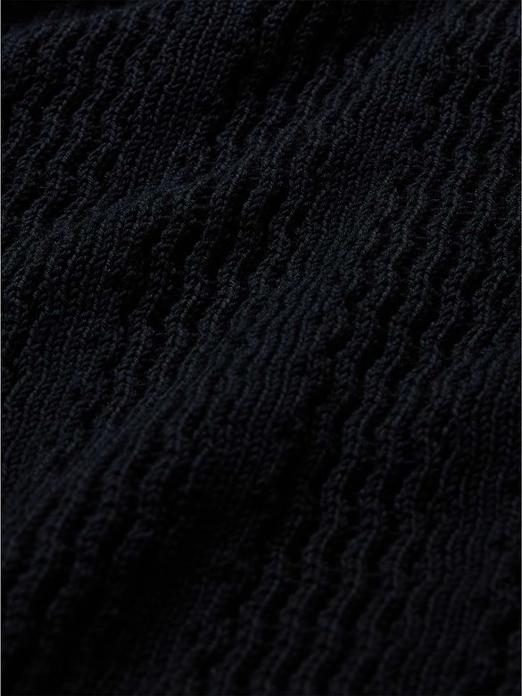 Cotton Zig-Zag Sweater Polo
