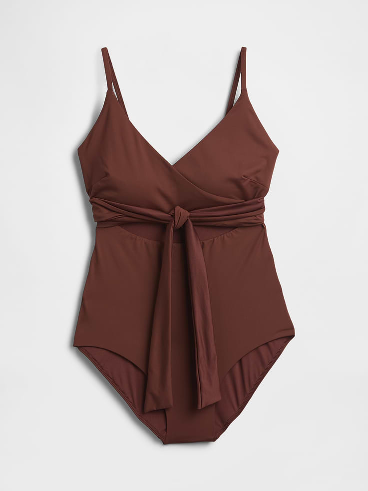 Image number 4 showing, Cutout Wrap One-Piece Swimsuit