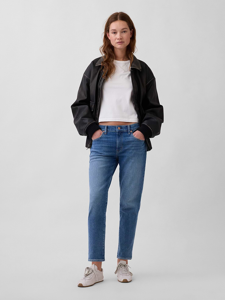 Image number 1 showing, Mid Rise Slim Taper Jeans