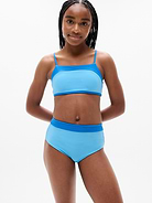 Image number 1 showing, Athleta Girl Reversible High Rise Swim Bottom