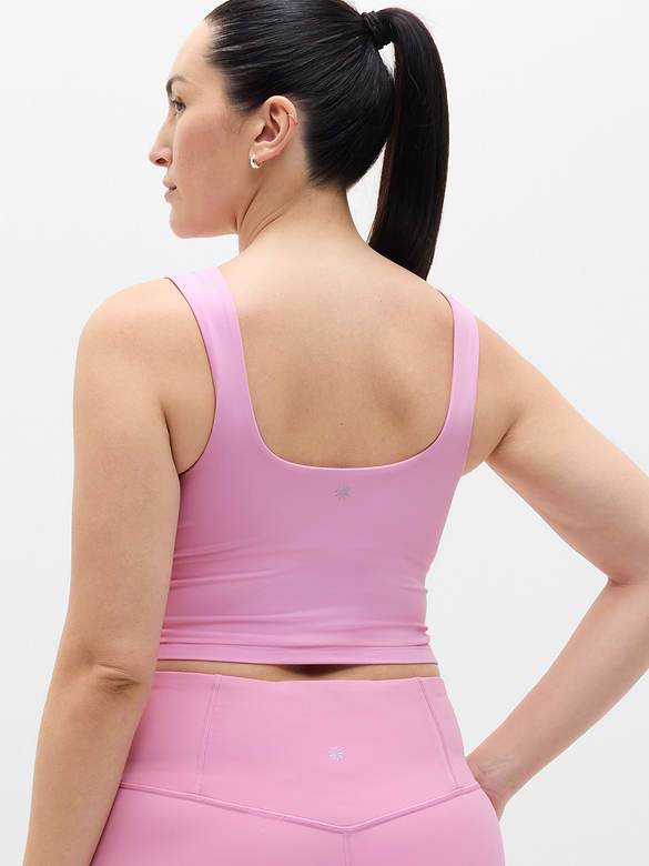 Transcend Square Neck Crop Sports Bra D-DD