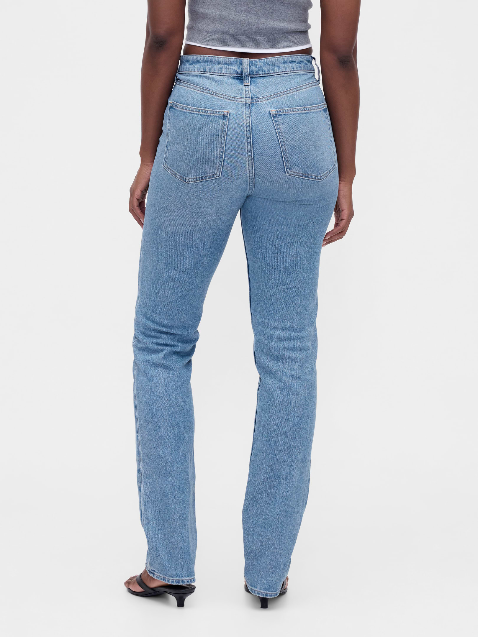 Image 4 of 6, Curvy High Rise '90s Slim Straight Jeans