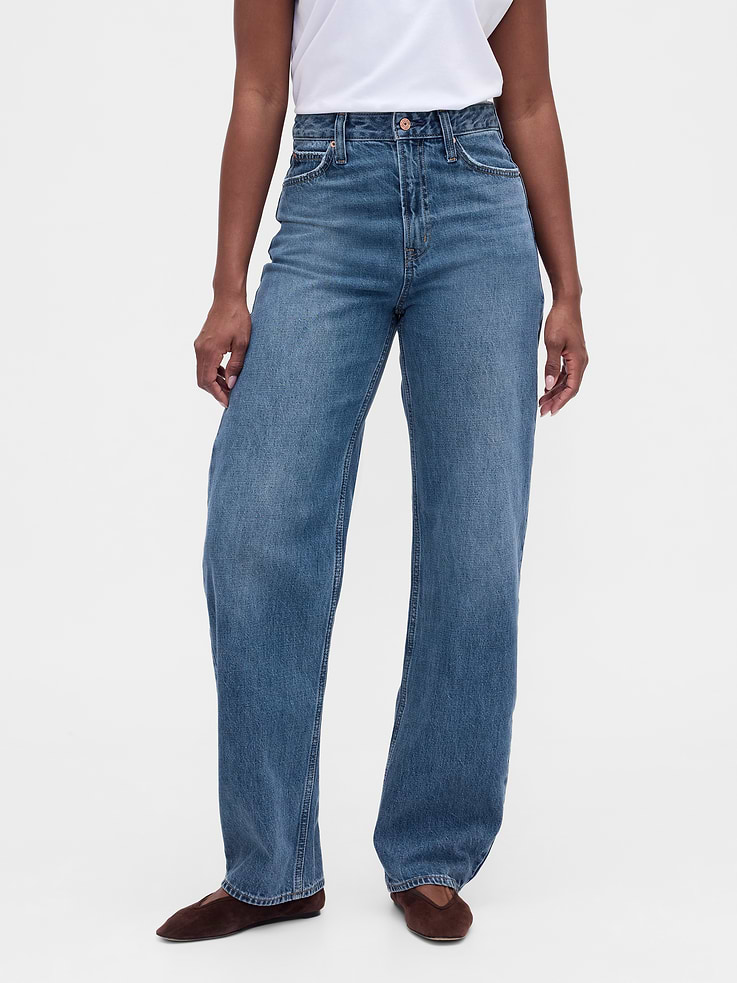 Image number 2 showing, Curvy High Rise Barrel Jeans