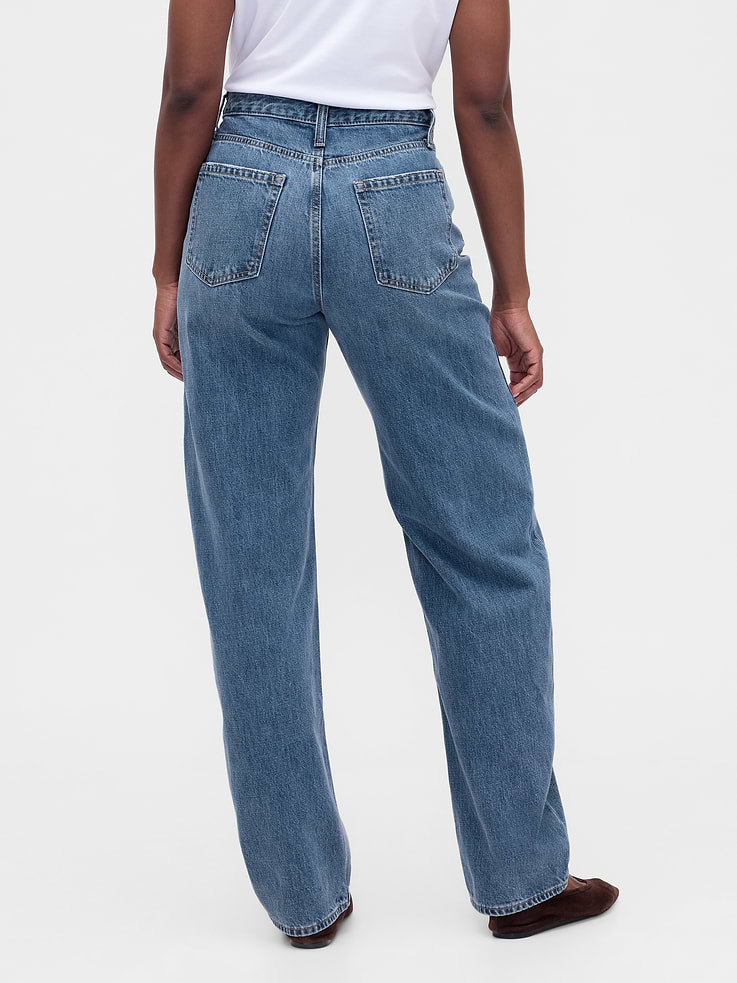 Image number 4 showing, Curvy High Rise Barrel Jeans