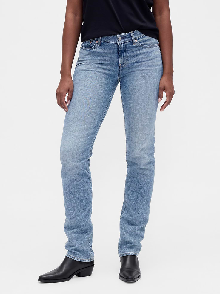 Image number 2 showing, Curvy Low Rise '90s Slim Straight Jeans