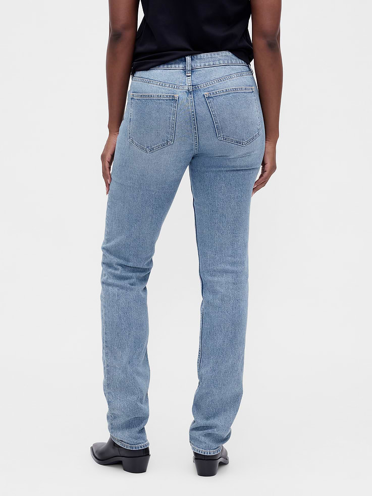 Image number 4 showing, Curvy Low Rise '90s Slim Straight Jeans