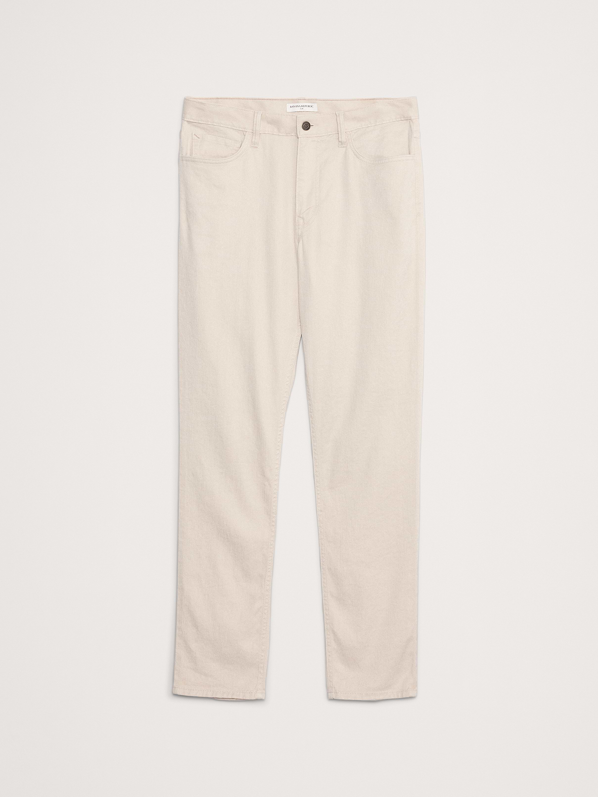 Image 4 of 8, Slim Linen-Cotton Traveler Pant