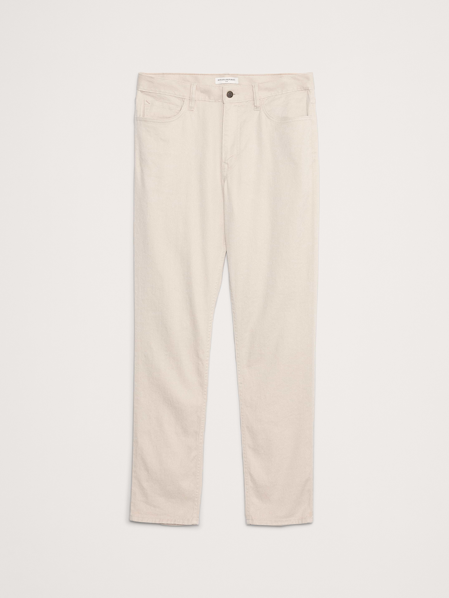 L'image numéro 4 présente Pantalon Voyageur étroit en lin et coton