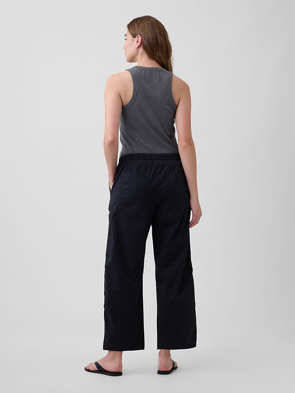 Mid Rise Easy Barrel Khakis