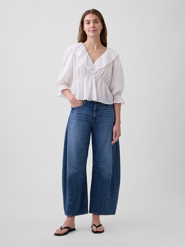 Image number 3 showing, Relaxed Ruffle Top