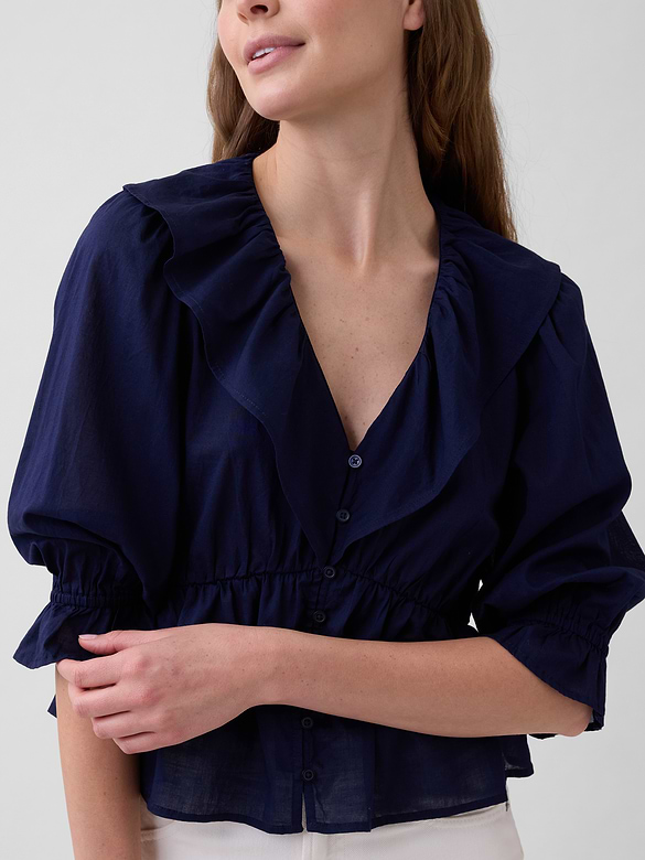 Relaxed Ruffle Top