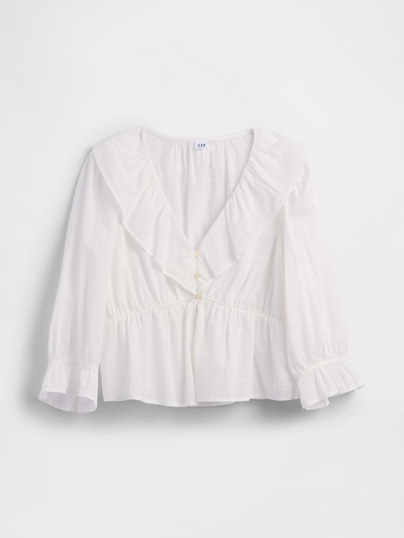 Relaxed Ruffle Top