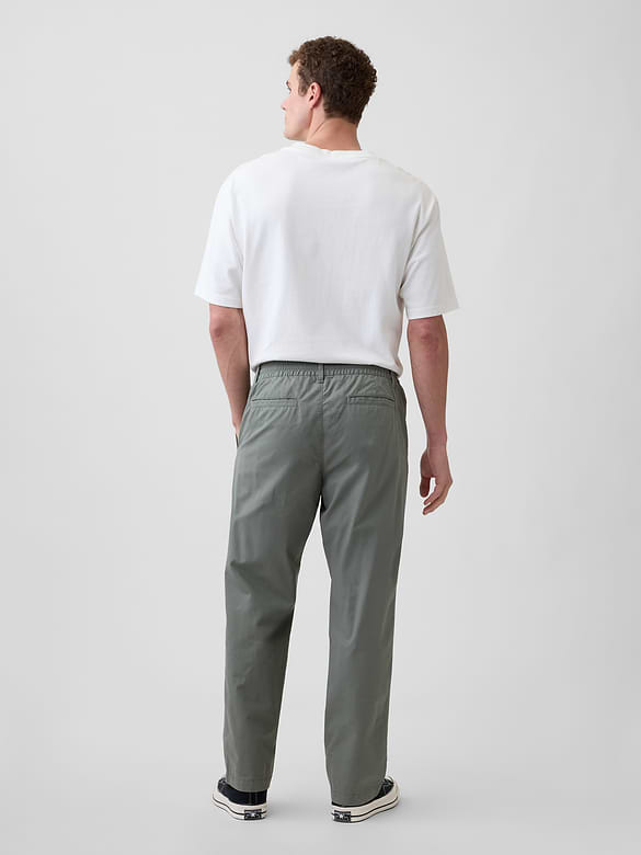 Relaxed Pull-On Khakis
