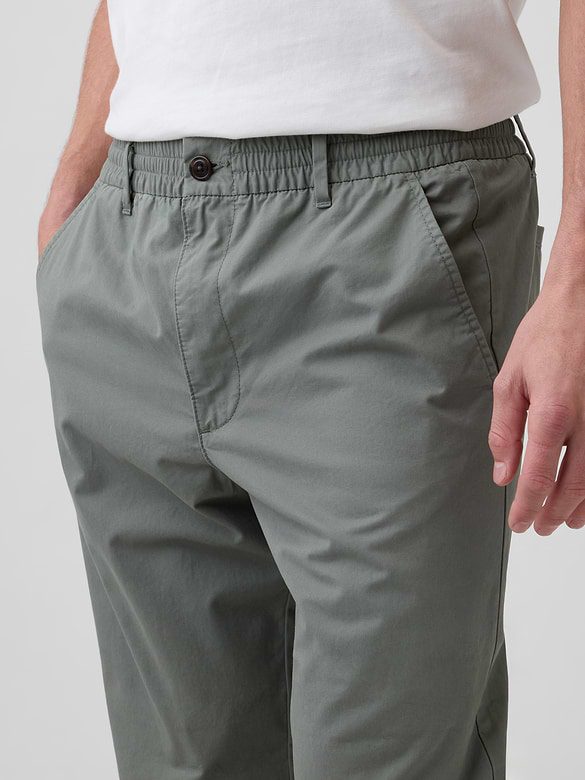Relaxed Pull-On Khakis