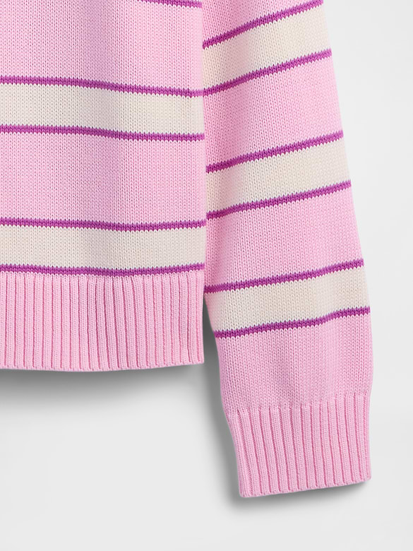 Relaxed Cotton Crewneck Sweater