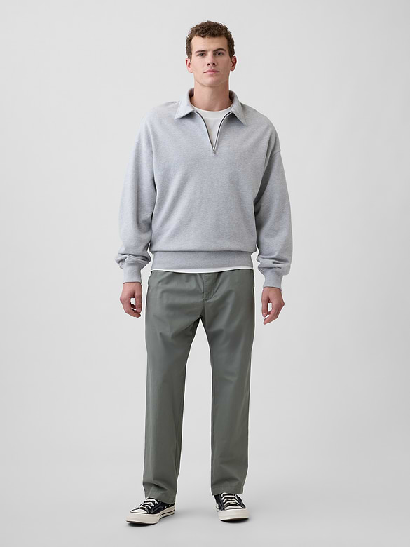Relaxed Pull-On Khakis