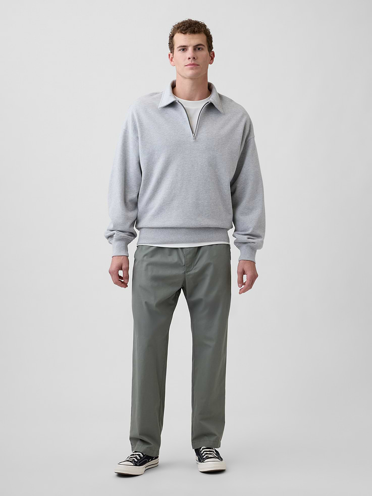 Image number 1 showing, Relaxed Pull-On Khakis