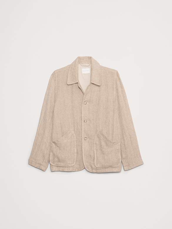 Linen Tweed Walking Jacket