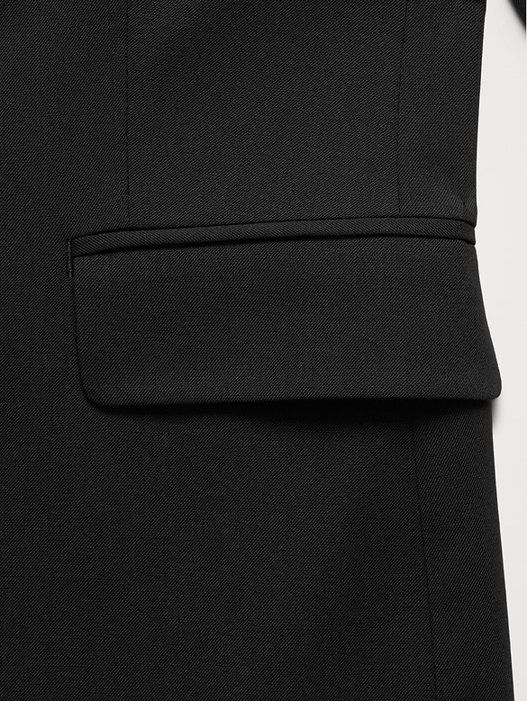 Slim Italian Lightweight Wool Blazer
