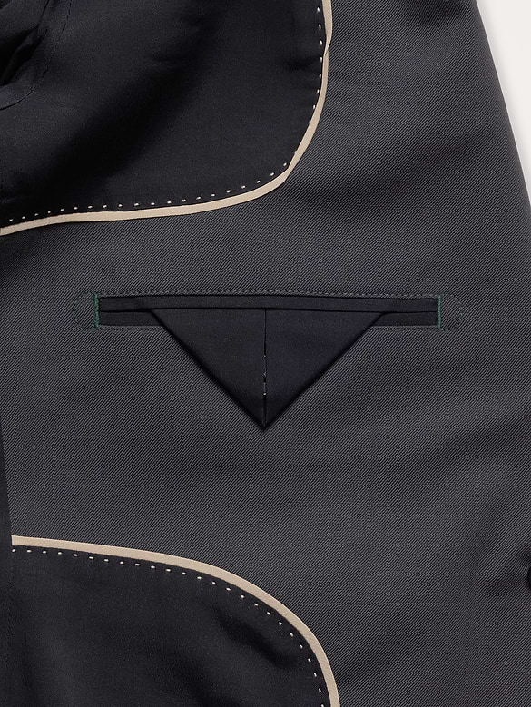 Slim Italian Lightweight Wool Blazer