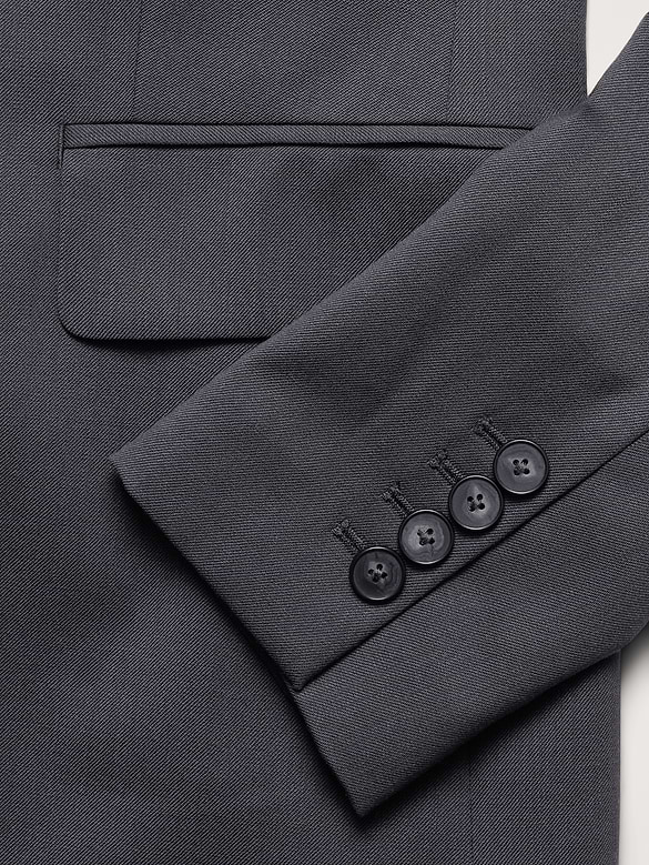 Slim Italian Lightweight Wool Blazer