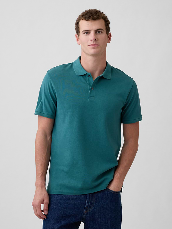 Stretch Pique Polo Shirt