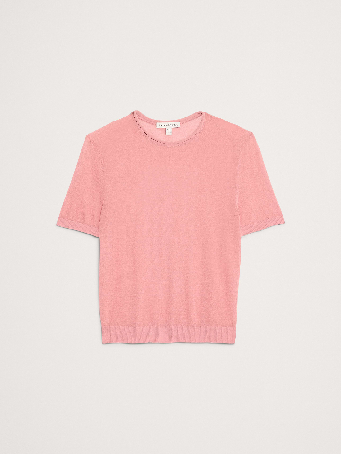 Image number 4 showing, Sheer Ultra-Fine Cotton Sweater Tee