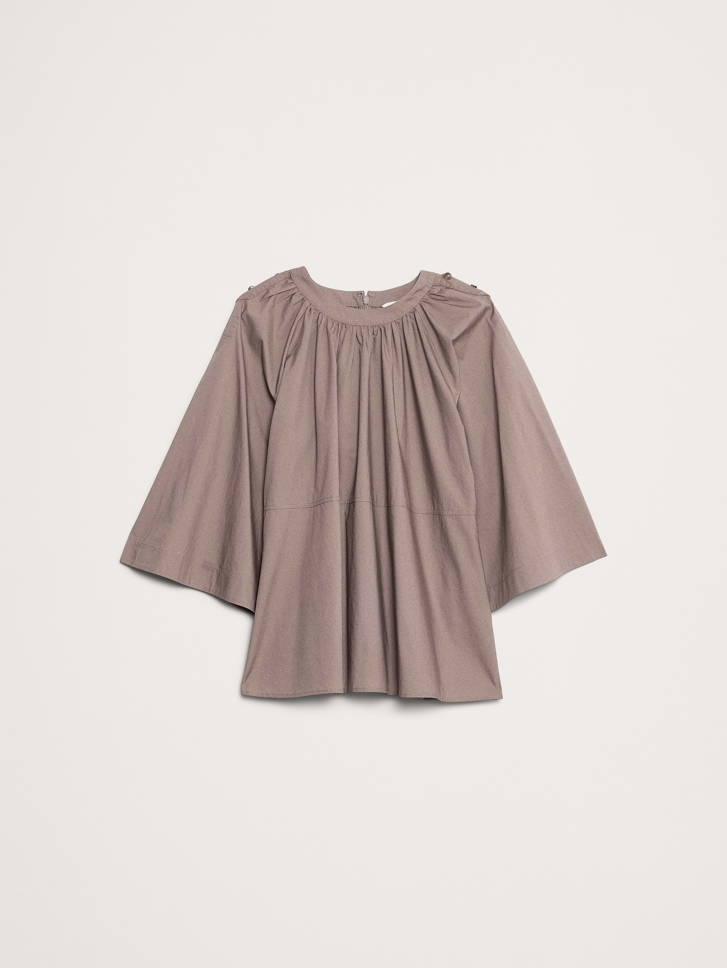 Image number 4 showing, Cotton Poplin Convertible Trapeze Top