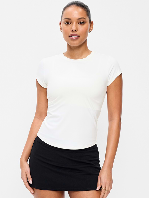 StudioSmooth Short-Sleeve Base Layer Top